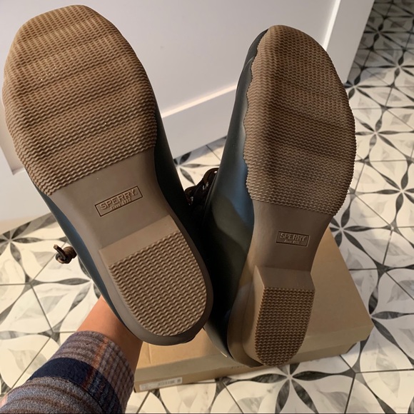 SPERRY | NIB Quilted Saltwater Classic Duck Boots in Black - SIZE W 8 only - Picture 6 of 10